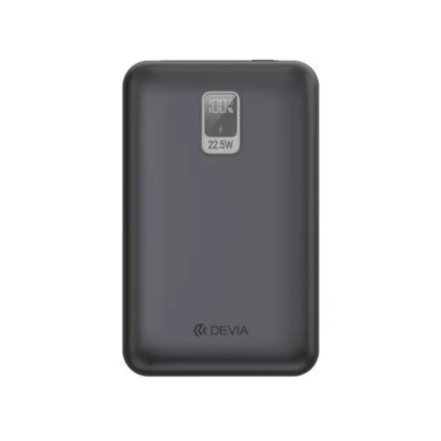 Φορτιστής Ανάγκης Devia EP208 22.5W 20000mAh Mini με 2 Ενσωματωμένα Καλώδια Ultra4 Ασημί N68107