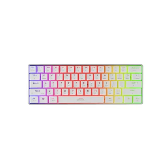 Genesis Gaming Keyboard Thor 660 G2 US White Wireless RGB Mechanical Cateron Red (NKG-1917) GNSNKG-1917)
