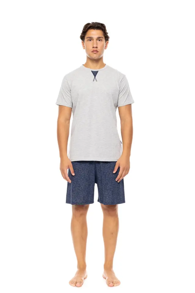 Ανδρική Πυτζάμα S-M568 Deep Blue Grey Ulisse