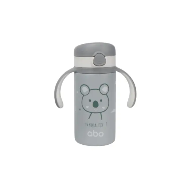 ABO Παγούρι Θερμός 280ml Με Χερούλι Και Καλαμάκι I'm Koalafied 233113
