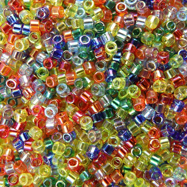 Χάντρα Miyuki Delica 11/0 - MIX17 - Rainbow AB Mix ~7gr