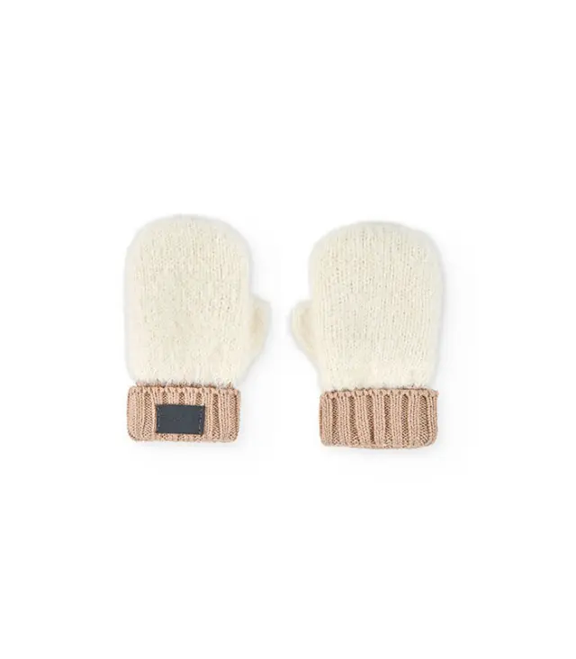 Knitwear mittens for baby -BCI
