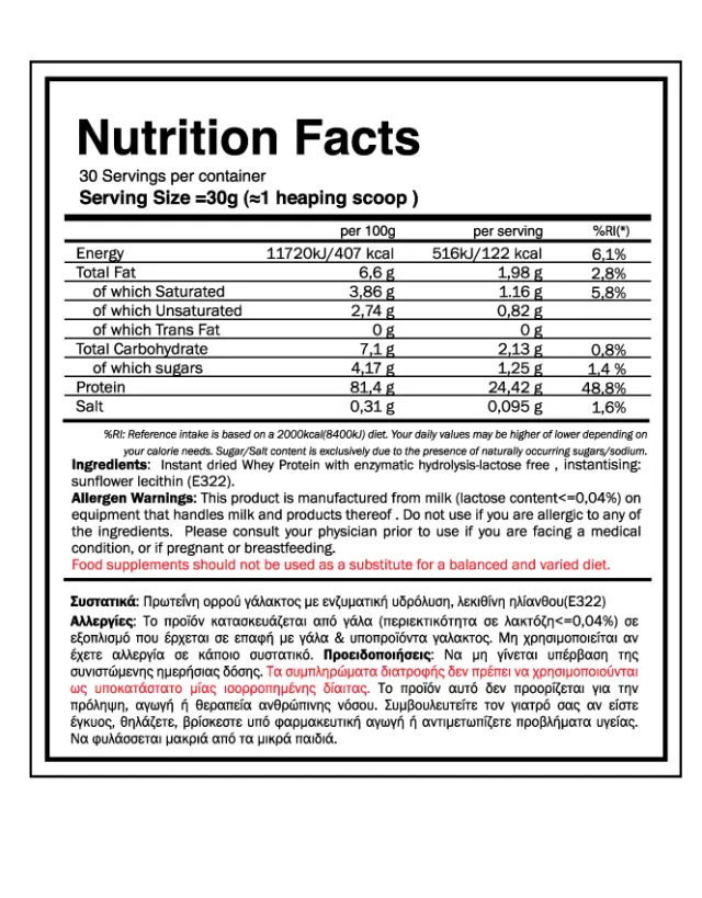 Whey Better HydroProtein 80%- Lactose Free(908g) - Καθαρή Πρωτεΐνη Γράμμωσης - GoldTouch Nutrition Pure line (ChocoBanana) 3