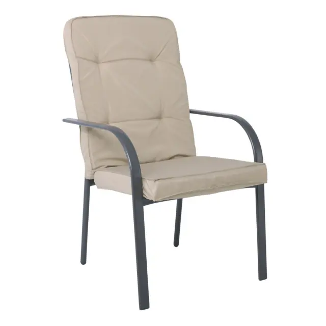 Πολυθρόνα ASTOR Μέταλλο Ανθρακί 58x77x94cm