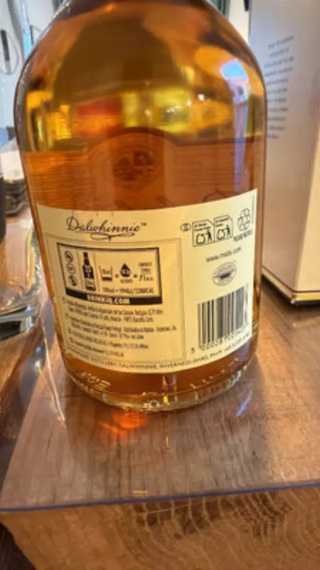 DALWHINNIE WHISKEY 15 Y.O 700ml 2