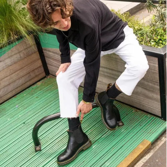 Μποτάκια Με Λάστιχο Dr.Martens YS Smooth 2976 Chelsea 22227001 Μαύρο - 44 2