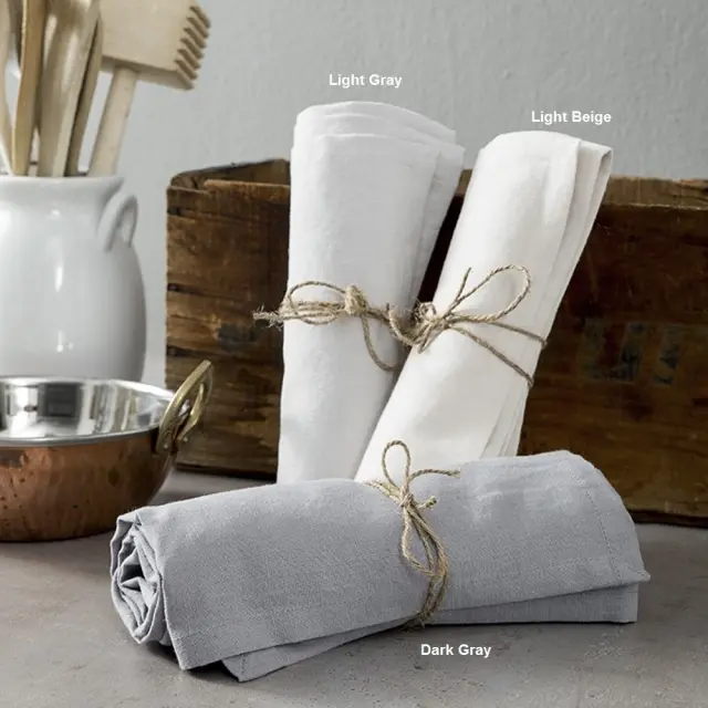 Πετσέτα Κουζίνας (50x70) Decorous Light Gray βαμβακερή nima