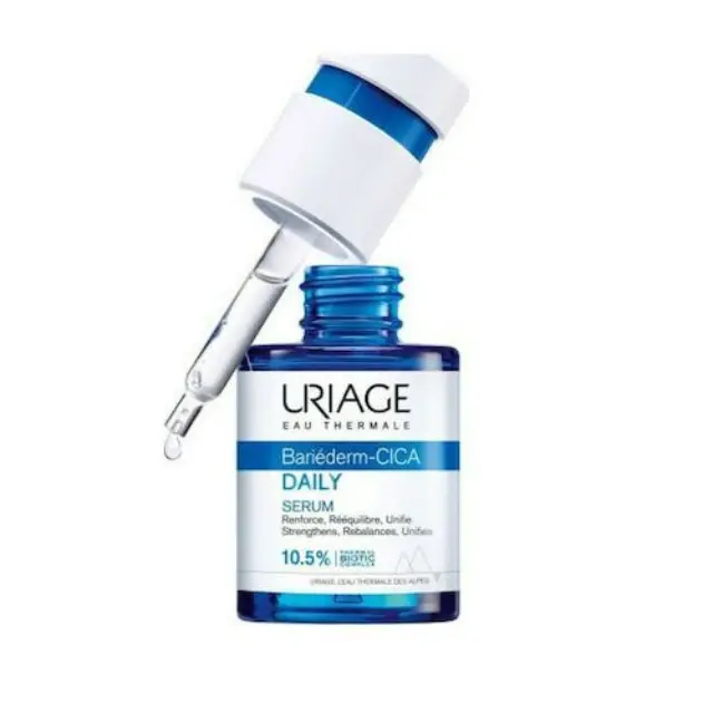 Uriage Bariederm Cica Daily Serum Δερματολογικός Ορός Επανόρθωσης και Προστασίας της Επιδερμίδας, 30ml