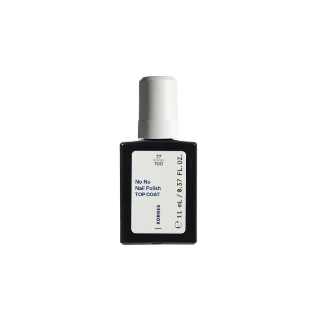 Korres No No Nail Polish Top Coat, Βερνίκι Νυχιών για Λάμψη & Ανθεκτικότητα 11ml