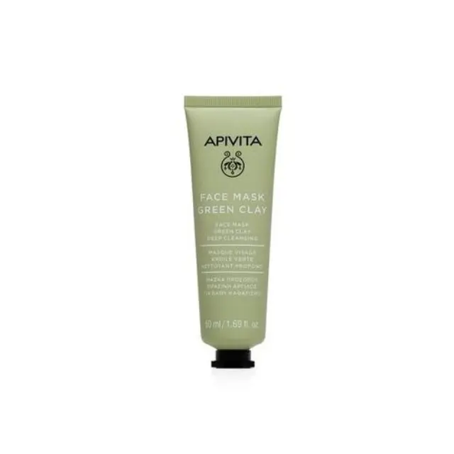 Apivita Face Mask Μάσκα για Βαθύ Καθαρισμό με Πράσινη Άργιλο 50ml