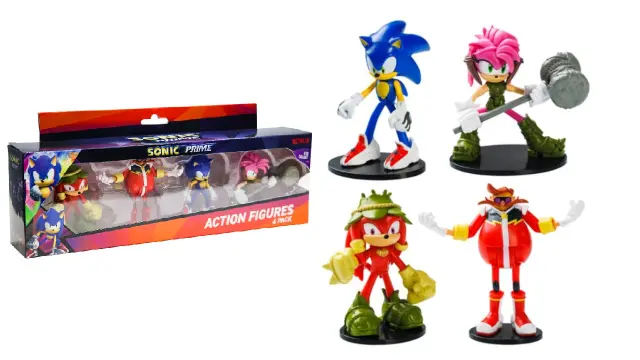 PMI Sonic Prime Μινιατούρες 7.5εκ. Articulated Action Figure 4τμχ (τυχαία επιλογή) (SON6040)