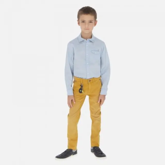Junior 10 έως 18 ετών Παντελόνι υφασμάτινο κεχριμπάρι - 14Ε 2
