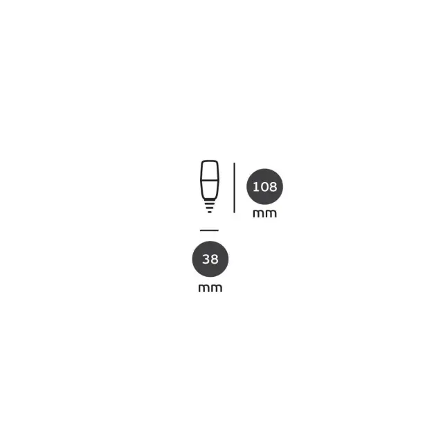 VK Lighting VK/05073/E/W/120 Λάμπα LED για Ντουί E27 2700K 630lm 7W 2