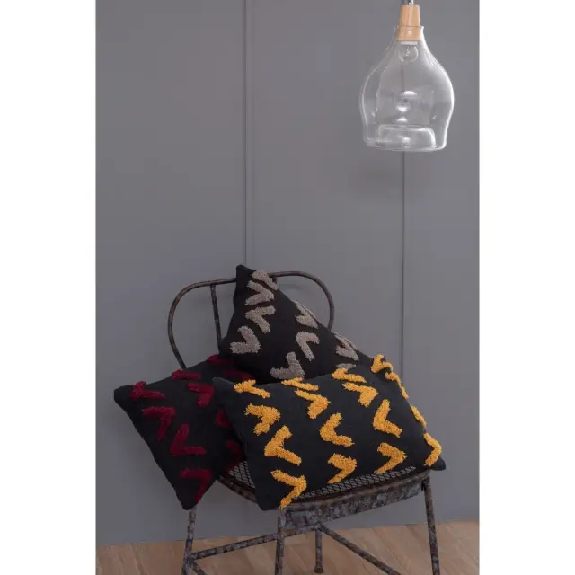 Μαξιλαροθήκη Διακόσμησης Palamaiki Mat Bordeaux 30x50 2