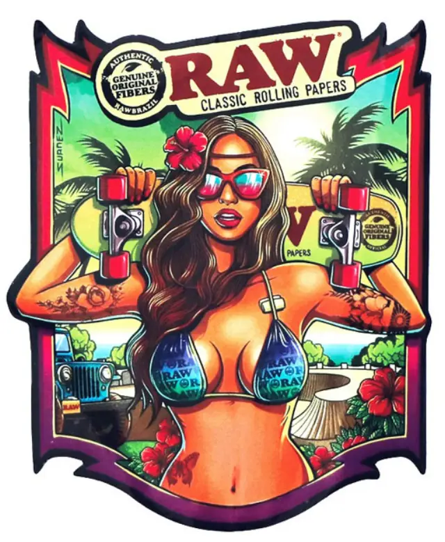 Raw Stickers Αυτοκόλλητο Brazil Girl 2- 10cm