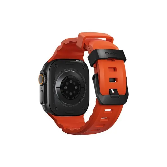 NOMAD Rocky Point Band for Apple Watch 46mm/49mm Orange / Black (NM014865858)