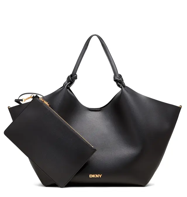 Τσάντα DKNY Paula R42BAE48-71W1 BLK/GOLD Μαύρο - ONESIZE