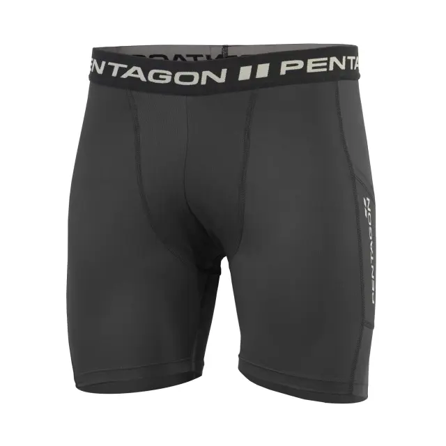 Pentagon Apollo Tac Fresh Short Pants-Κολάν για Τακτική- Καθημερινή Χρήση - 08WG-Wolf Grey-Γκρί Ανοιχτό 2