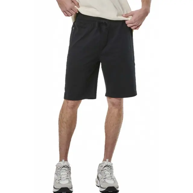 Body Action Men's Essentials French Terry Shorts Μαύρο 033516-01 (Body Action) - XLarge