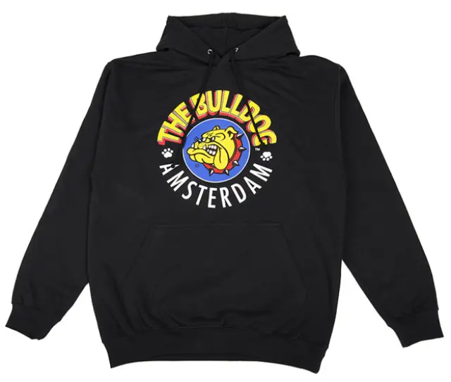 The Bulldog Amsterdam Φούτερ Original Hoodie Black - XLarge