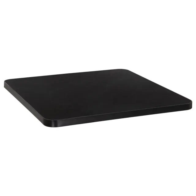 ΕΠΙΦΑΝΕΙΑ ΤΡΑΠΕΖΙΟΥ SINTERED STONE ΤΕΤΡΑΓΩΝΗ FB96654.01 ΜΑΥΡΗ ΜΕ ΠΛΑΙΣΙΟ ALU ΜΑΥΡΟ 70x70εκ.
