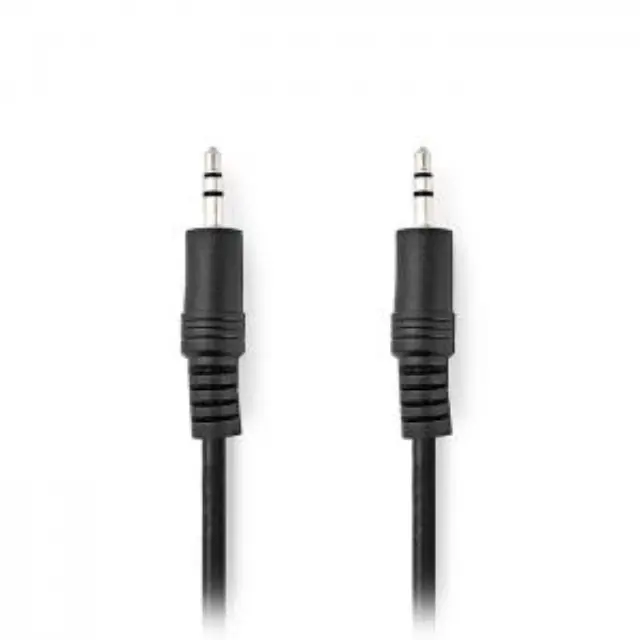 Καλώδιο ήχου 3,5mm αρσ. Stereo - 3,5mm αρσ. Stereo, 2.00m σε μαύρο χρώμα. 2