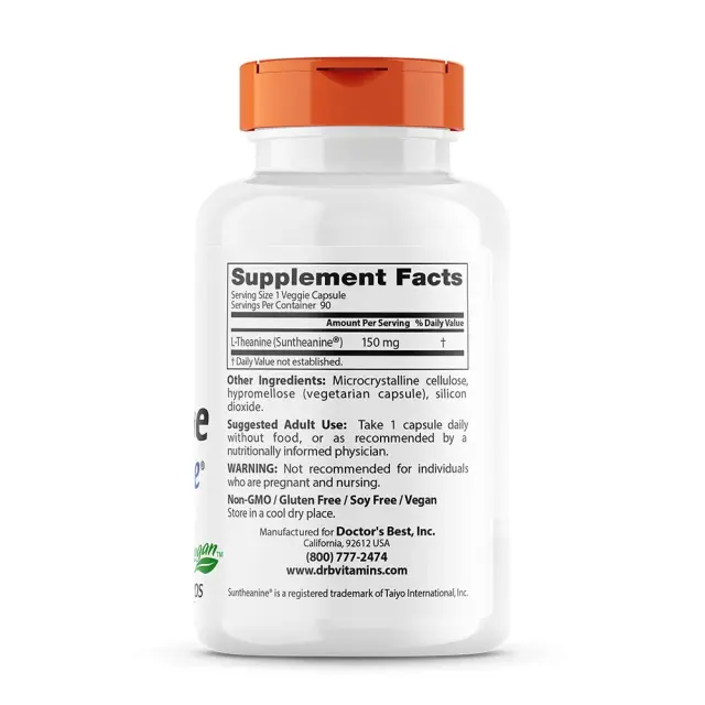 Doctor's Best L-Theanine with Suntheanine 150 mg 2