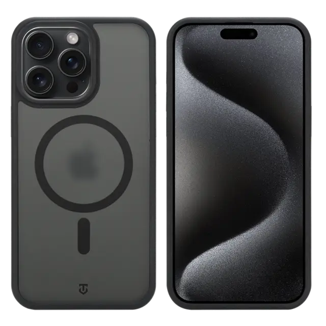 Tactical MagForce Hypersand Cover for Apple iPhone 15 Pro Max Asphalt 2
