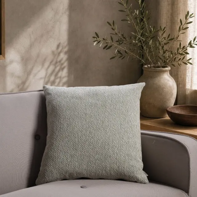 Μαξιλαροθήκη Dayton 16 Green Taupe TEORAN 65x65cm δαπέδου με γέμιση