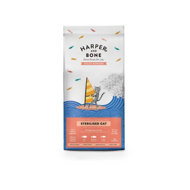 Harper & Bone Cat Sterilised Ocean Wonders 2kg