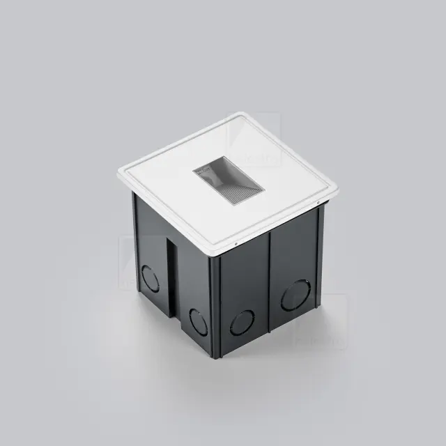 SIN LED Χωνευτό Φωτιστικό Τοίχου IP65 4W Ματ Λευκό Άσπρο 2