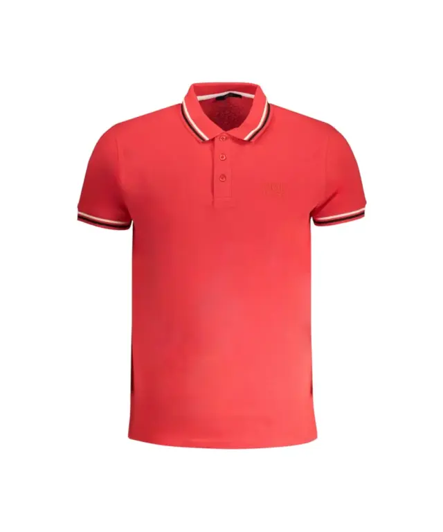 Cavalli Class - Ανδρική Μπλούζα Κοντομάνικη Polo Πικέ QXT64XKB002-02000 Κόκκινο 3