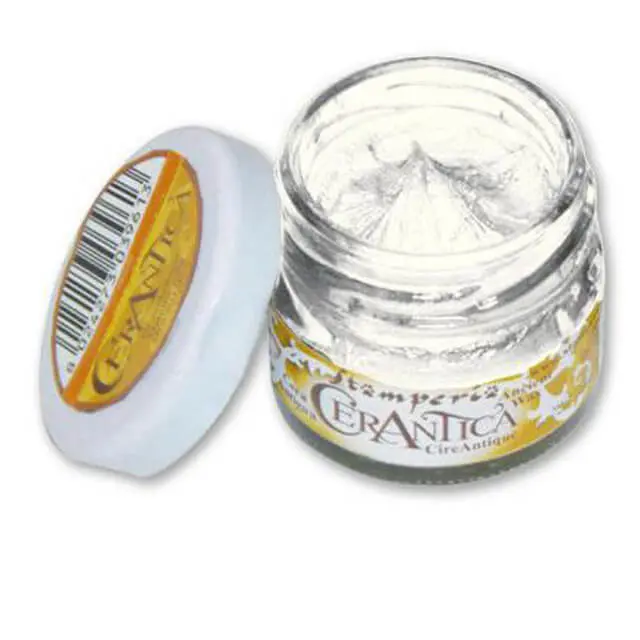 Stamperia Πατίνα Cerantica - Metallic White - 20ml