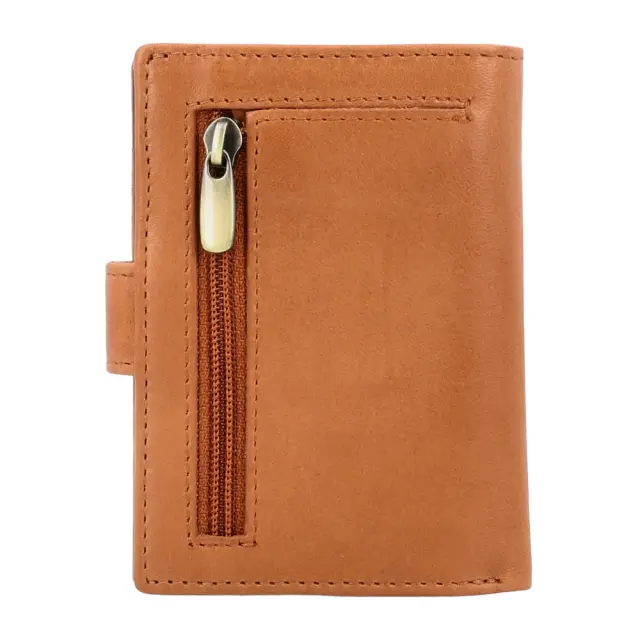 Valenta Δερμάτινο Πορτοφόλι Ανδρικό με RFID / Leather Wallet: MagSafe Luxe (5 χρώματα) - Καφέ 3