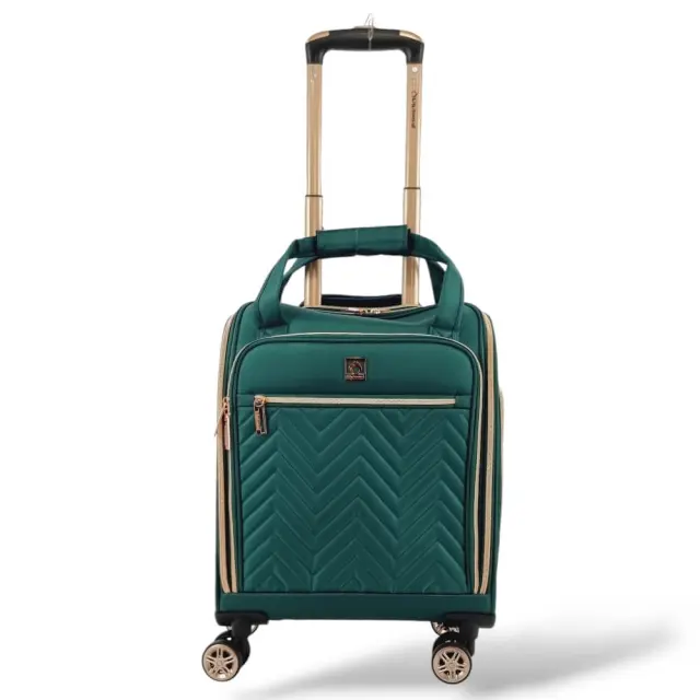 Μικρή Βαλίτσα Καμπίνας με 4 Ρόδες 46x24x20 Diplomat Monaco ZC9001-XS. 23lt - Πράσινο