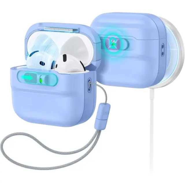 Esr Pulse Halolock Magsafe Apple Airpods 4 / 5 Light Blue
