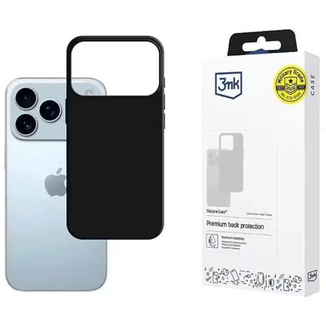 3mk® Matt Θήκη για iPhone 17 Pro/18 Pro- Black