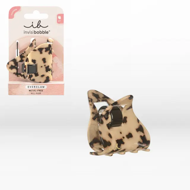 Invisibobble Everclaw Leo Love Claw Κλιπ Λεοπάρ Ισχυρό Κράτημα Χωρίς Μέταλλο 1τμχ