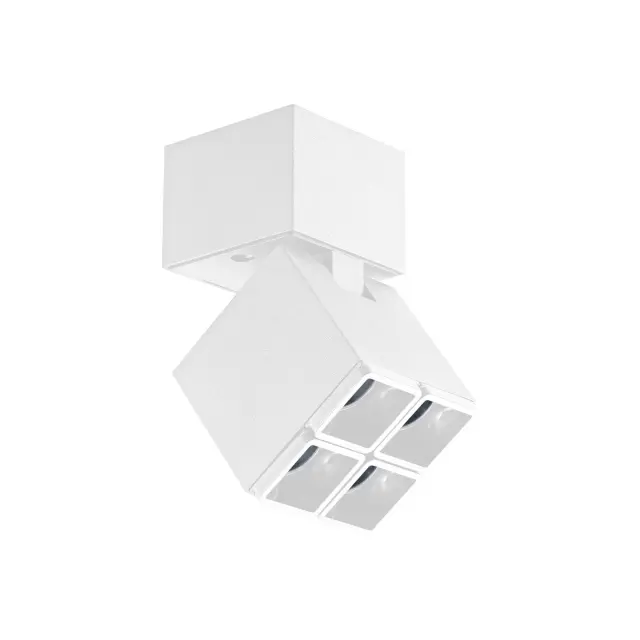 Abi Σποτ οροφής LED 6W 4000K 6.1x11cm κινητό λευκό Άσπρο