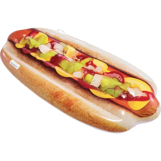 INTEX Στρωμα Θαλασσης Φουσκωτο Hot Dog 180X89Εκ. (58771)