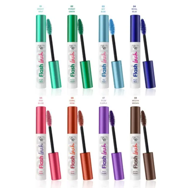 Golden Rose Flash Lash Colored Mascara 9ml 01-BRIGHT MINT 2