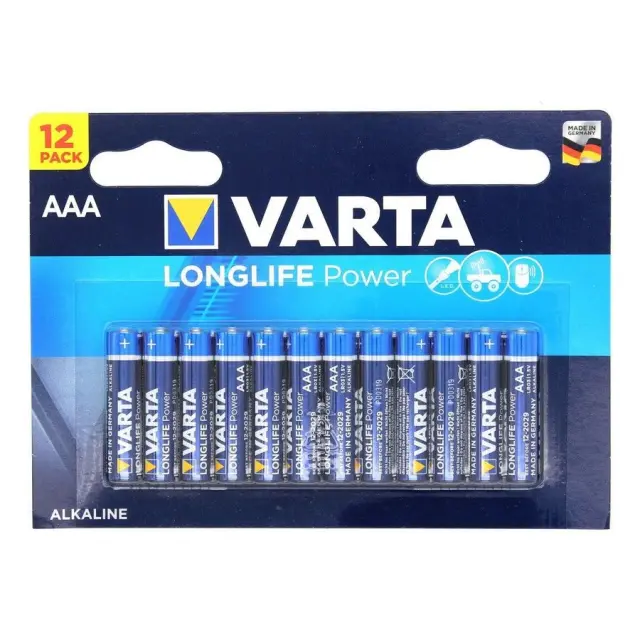 Varta LongLife Power AAA αλκαλικές μπαταρίες 1.5V 12τμχ