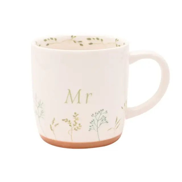 Σετ 2 Κούπες κεραμικές Love Story Ceramic Mugs - Mr + Mrs WG1269 3