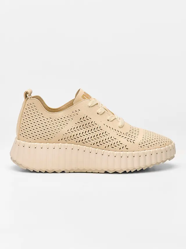 DNG Sneakers Γυναικείο Άλλα Υλικά Μπεζ DNG/28235 BEIGE 3