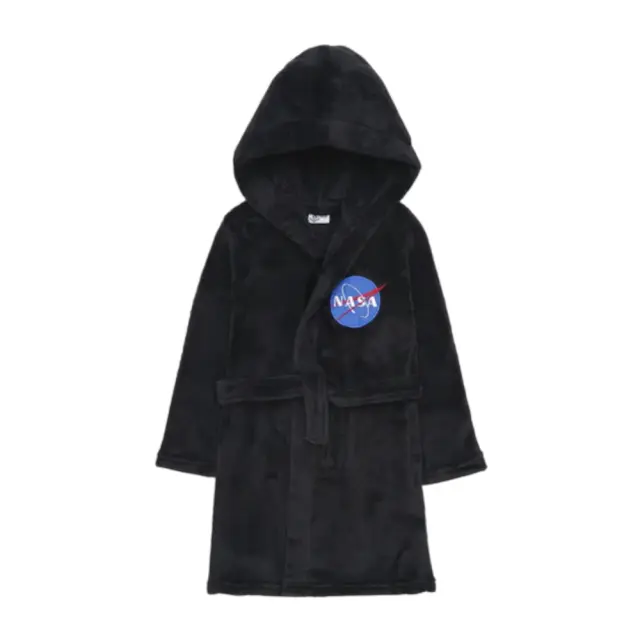 Παιδικό Μπουρνούζι με Κουκούλα Black Nasa 7020106 - 8-9 Y (128- 134cm)