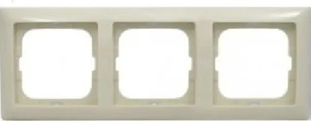 2513-92-507 Cover Frame 3gang(s) white - Basic55