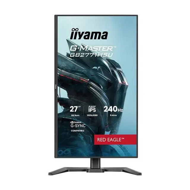 iiyama G-MASTER GB2771HSU-B1 computer monitor 68.6 cm (27") 1920 x 1080 pixels Full HD Black 3