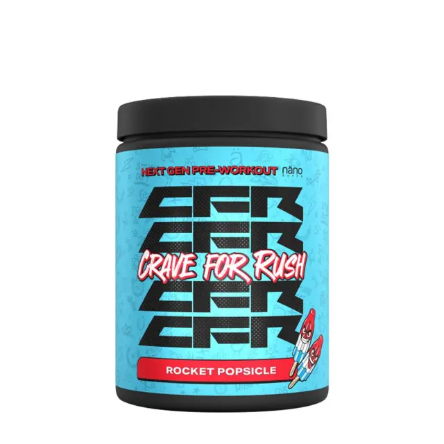 Nanosupps Crave For Rush Preworkout Rocket Popsicle, 400 g