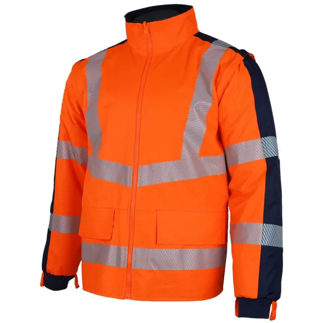 Αδιάβροχο Ανακλαστικό Παρκά 4 σε 1 Lacuna Taurus orange/navy - 3XL 2