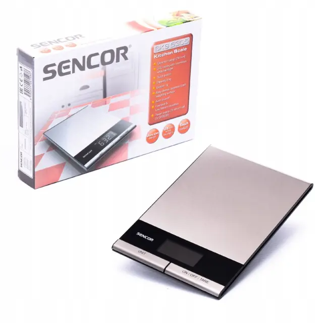 Ζυγαριά Κουζίνας 5kg Stainless Steel Sencor SKS 5305 2